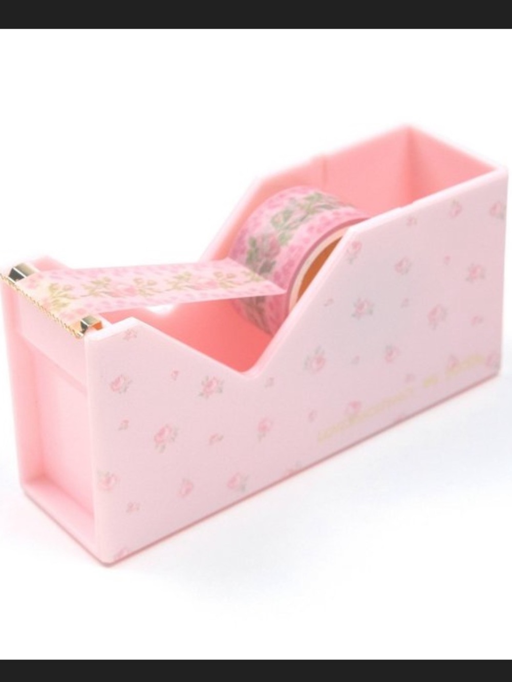 NWT LoveShackFancy x Target - Yoobi Tape Dispenser Strawberry Macaroon